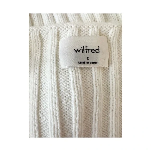 Wilfred Cream Ribbed Halter Tank Top - Picture 5 of 5